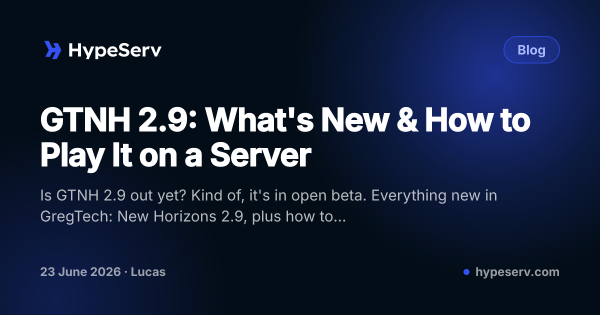 GTNH 2.9: What's New & How to Play It on a Server