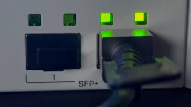 Netzwerk-Uplink eines HypeServ Servers