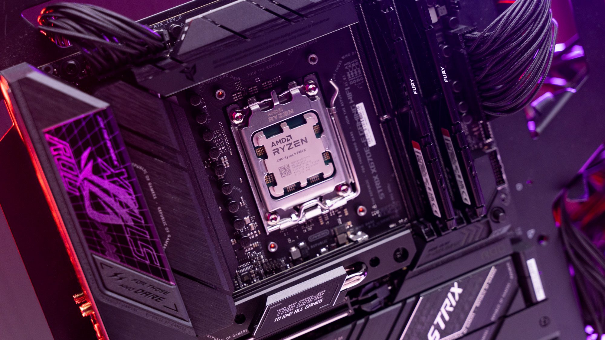 AMD Ryzen 9 Prozessor auf einem Server-Mainboard